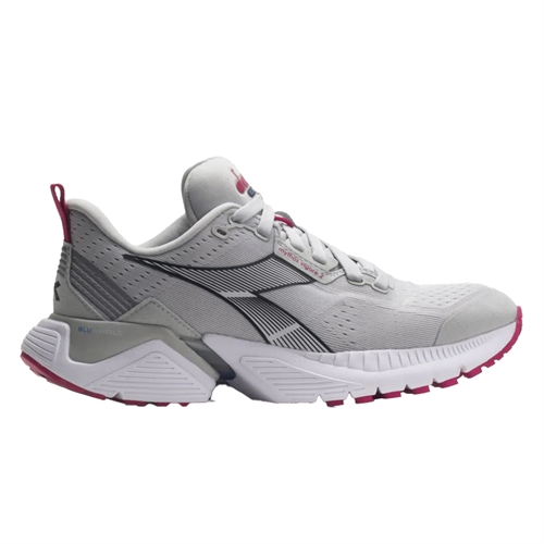 Diadora Mythos Blushield Vigore 2 W Løbebsko - Grå/rød 