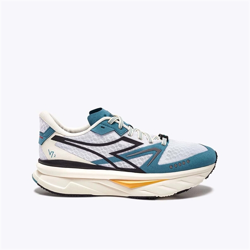 Diadora Atomo V7000-2 Løbesko - Hvid/Blå