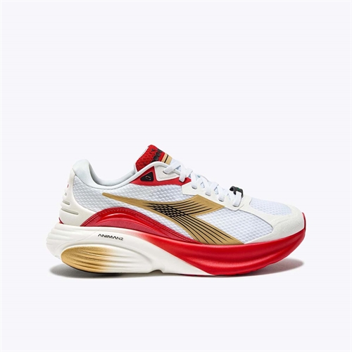 Diadora ATOMO STAR Løbesko - Hvid/Rød