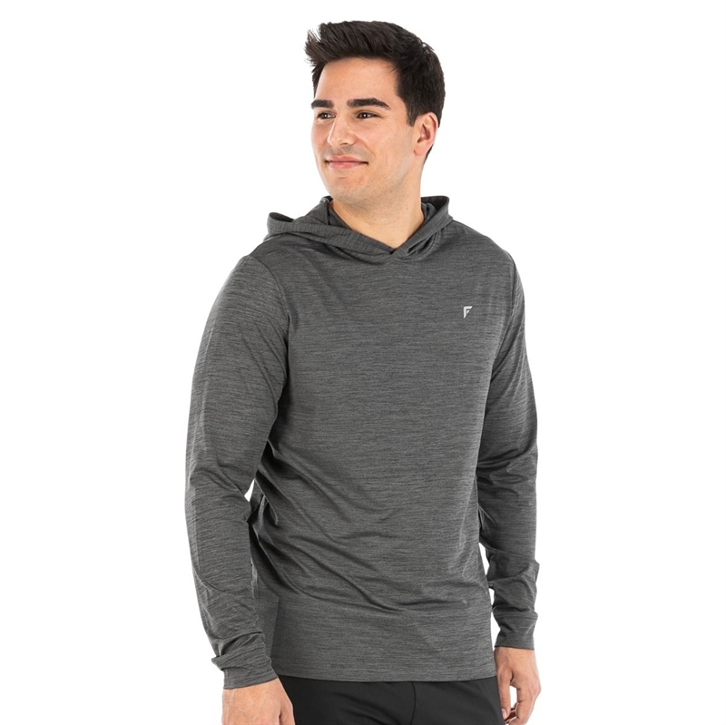 Franklin Mens Lightweight Hoodie (Charcoal) | Sportsshoppen.dk