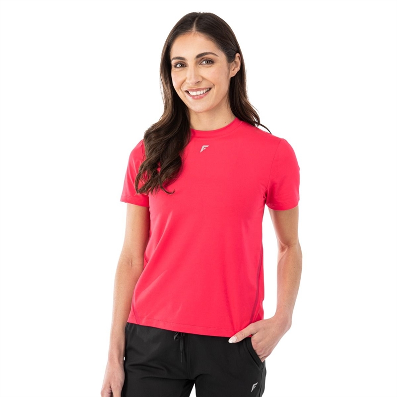 Franklin Womens Performance T-Shirt (Azalea) | Sportsshoppen.dk