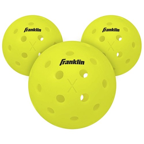 Franklin X-40 Outdoor Optic Pickleballs -  3 pak