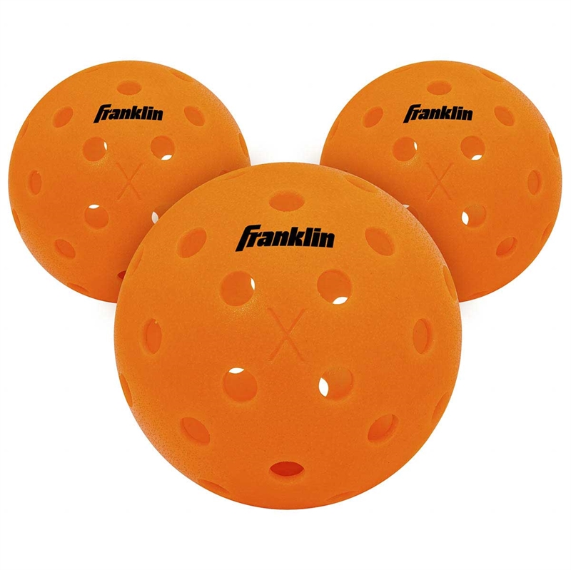 Franklin X-40 Outdoor Lava Pickleballs - 3 pak