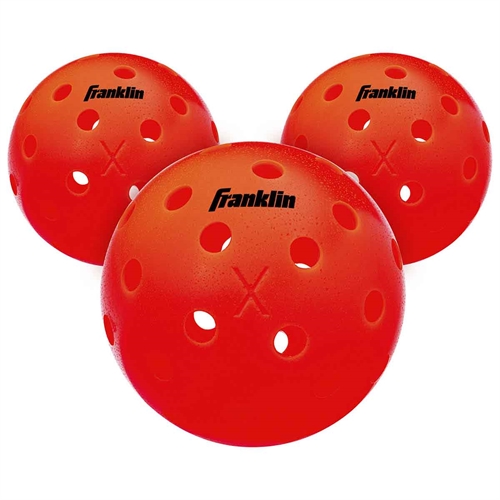 Franklin X-40 Outdoor Ember Pickleballs - 3 pak