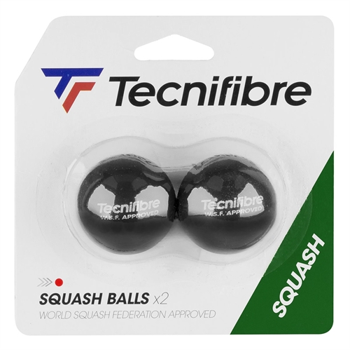 Tecnifibre Red Squashbolde - 2 stk