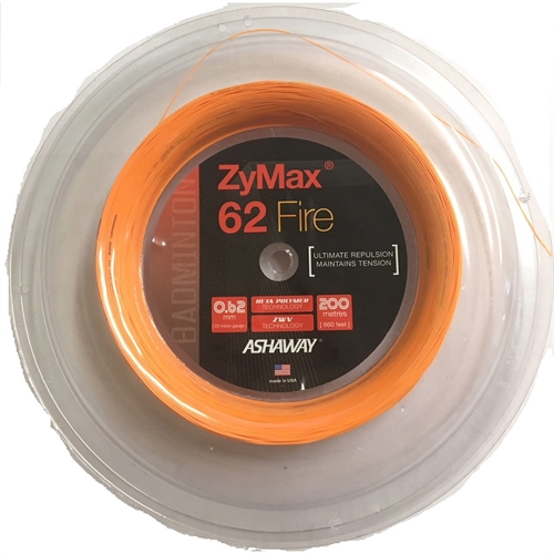 Ashaway Zymax 62 Fire String - 200M