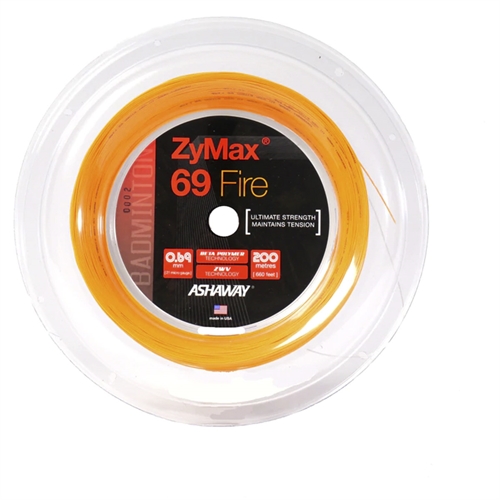 Ashaway Zymax 69 Fire String - 200M