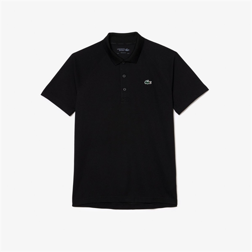 Lacoste Regular Fit UV-Beskyttende Polo (Sort)