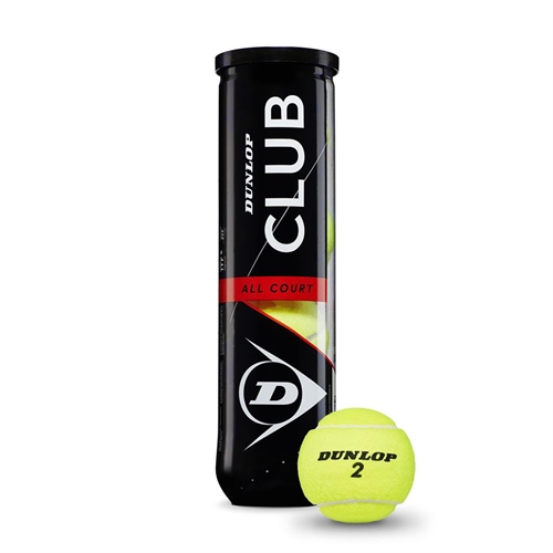 Dunlop Club All Court Tennisbolde - 4tin