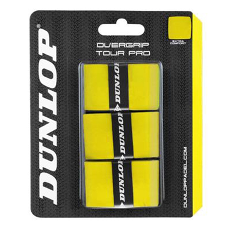 Dunlop Tour Pro Yellow Overgrip - 3 stk. 