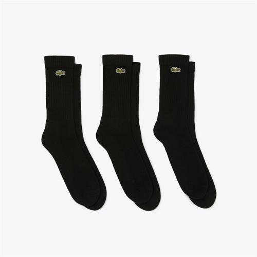 Lacoste 3-Pack Sport Socks (Sort)