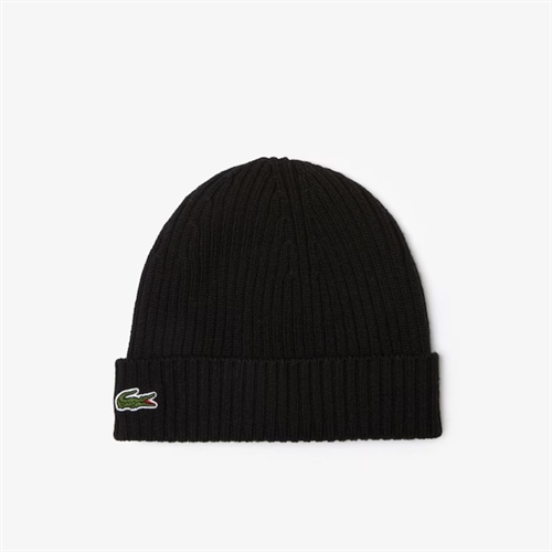 Lacoste Wool Beanie - Sort