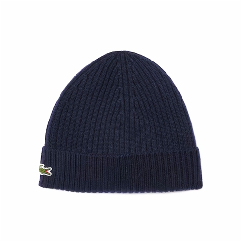 Lacoste Wool Beanie - Navy