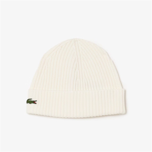 Lacoste Wool Beanie - Hvid
