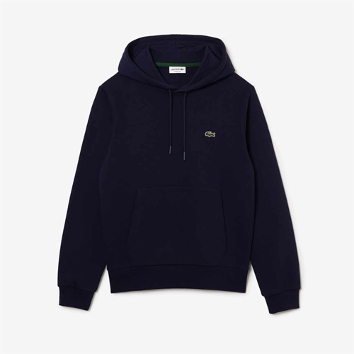 Lacoste Fleece Hættetrøje - Navy Blå