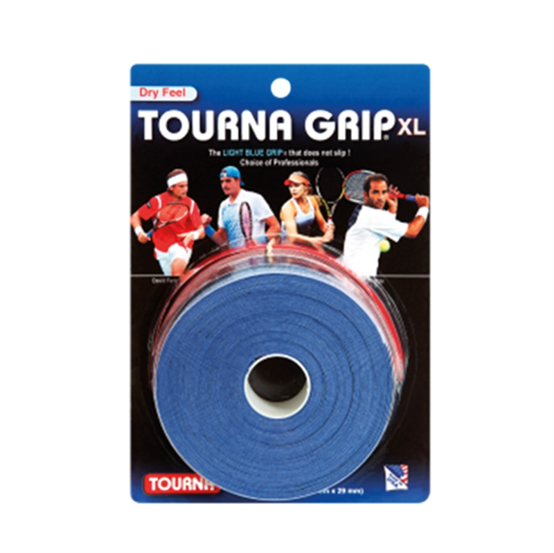 Tourna Dry Feel Grip XL 10-pak - Blå