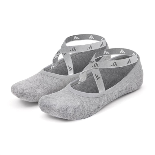 Adidas Skridsikre Yoga Strømper - Grå 