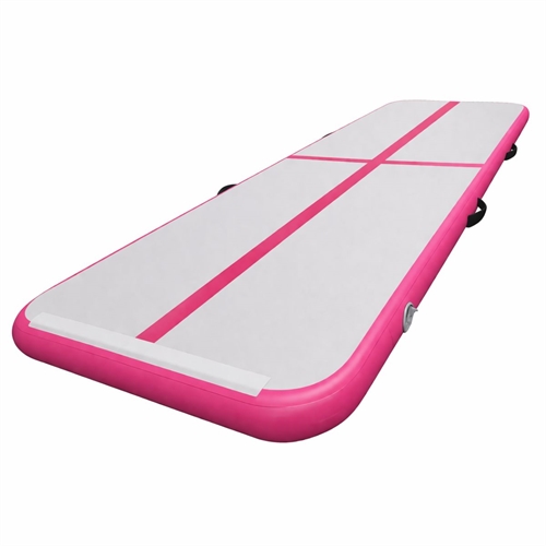 ASG Airtrack – 400 x 100 x 10 cm – Pink/Grå